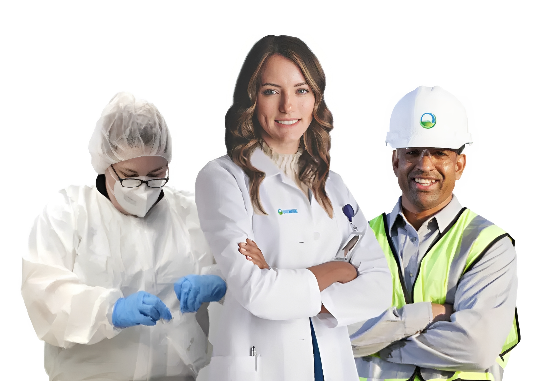 Scientists and engineer in professional attire