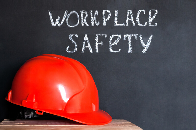 A Safety Helmet on a Blackboard, Symbolizing Workplace Safety in Tullahoma, TN