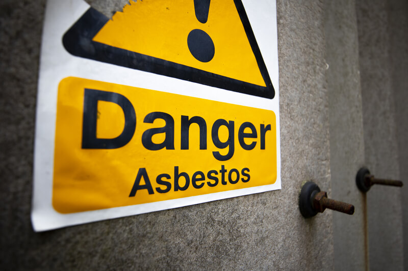 Danger Asbestos sign